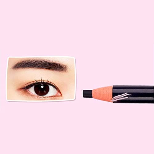 DEH Authentic 1818 Pull Eyebrow Pencil Tearing Eyebrow Pencil Pull Pen Pull line - Black