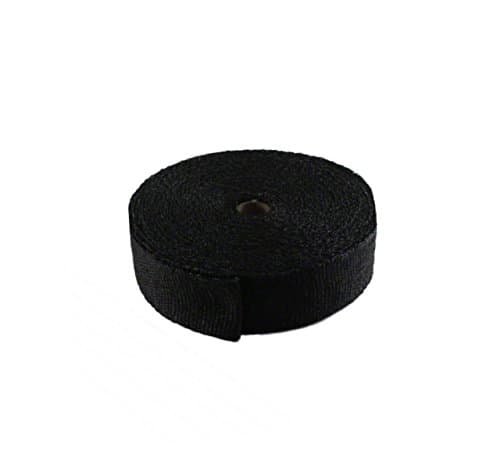 JC Perfomance - 2 inch Single Roll Graphite Black Header Wrap, Exhaust Pipe, Fiberglass Blend, Heat Insulator (50 Feet)