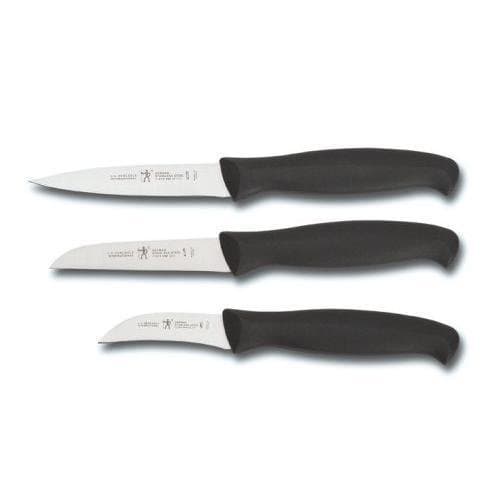 J.A. HENCKELS INTERNATIONAL Kitchen Elements 3-pc Paring Knife Set, Black New