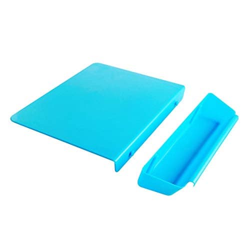 windowew Candy Color Kitchen Practical 2-in-1 Storage With Dish Trough Cutting Board Cutting Board Plastic Thickened Cut Fruit Board