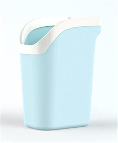 Yang of WindTrash Bin Trash Cans Rectangle Type European Creative Thicker Large Plastic No-cover 16L , blue