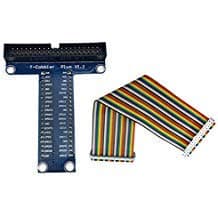 ROBIOT 40 Pin Extension board Adapter + 40 Pin GPIO Cable Line For Raspberry