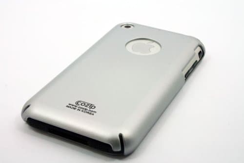 Apple iPhone 1G Soft Polycarbonate Slim fit Case -Silver -Cozip Brand