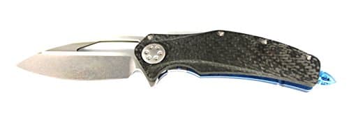 Microtech Custom Marifone Mini Matrix with SW Asteria Blue handles