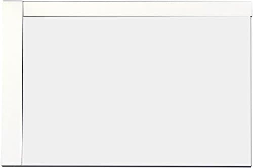 American Imaginations Rectangle Shape Modern Wood Mirror, Comes with a Lacquer-Paint Finish in White Color