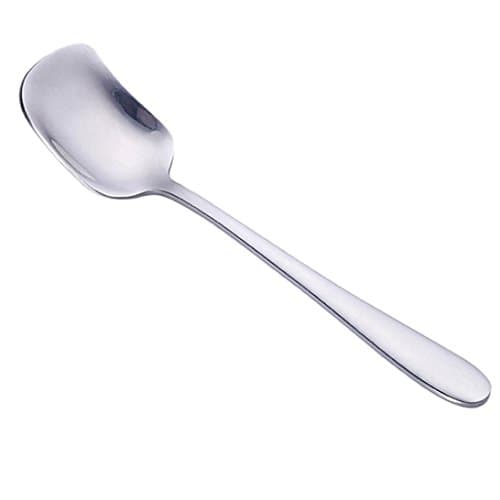 Yeefant Colorful Spoon Handle Spoons Flatware Ice Cream Drinking Kitchen Gadget Spoons Flatware Coffee Drinking Tools Kitchen Gadget Coffee Drinking Tools Kitchen,Silver