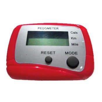 CW Multi-Function Pedometer (Red) by HRM