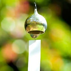 nosaku Wind Chimes - rin - Silver 101231