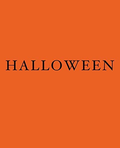 Halloween: A decorative book | Stack deco books together to create a custom Halloween phrase or message in any room | Perfect for party tables, ... design styling: 1 (Holiday Celebrations)