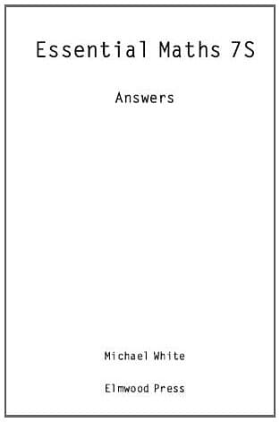Essential Maths 7s Answers: Answers Bk. 7S