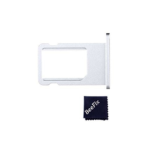 BeeFix SIM Card Holder Slot Tray Replacement for iPhone 6Plus 5.5" (All Carriers)-Silver