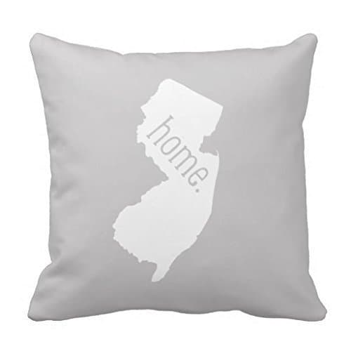 New Jersey Home State Throw 18*18 pillow Case