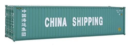 40' HI CUBE CORRUGATED SIDE CONTAINER - ASSEMBLED -- CHINA SHIPPING