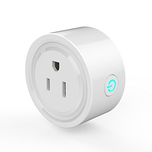 Super Mini Smart Plug ,Helet Wifi Smart Socket Work With Amazon Alexa Echo ,Google Home .Remote Control ,Support Voltage 100-240V (One pack)