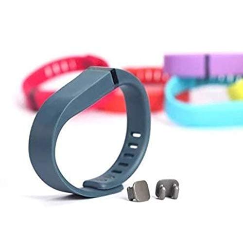 HANBIN solid color wrist strap metal buckle for fitbit flex wristband Wristband replacement wrist strap replacement silicone strap navy blue