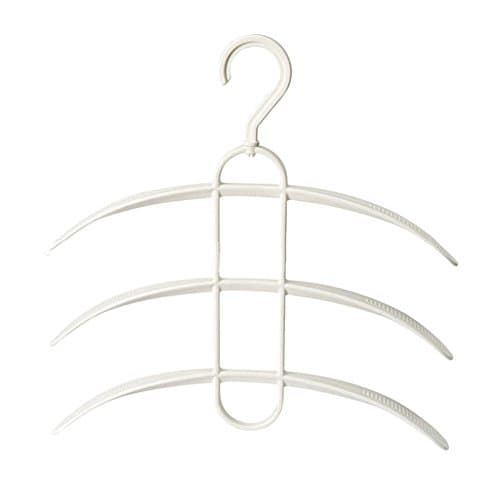 AnchorX Multi-functional clothing hanging multi-layer widening thicken scarf racks sweater racks white