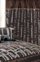 60x90" Bristol Window Curtain Chocolate