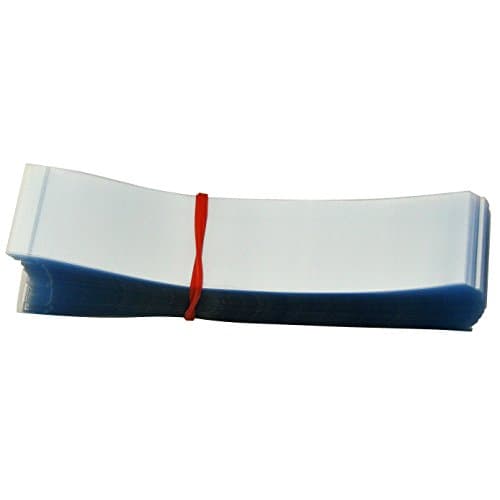 5" x 1 1/8" Perforated Shrink Wrap Bands Pack of 200 - Fits Cap Diameter 2 3/4" to 3" (Size Options) [Instructions Included]