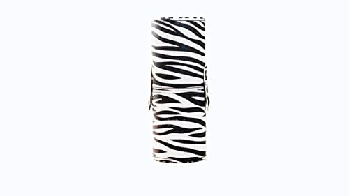 Zebra Print Brush Case Canister