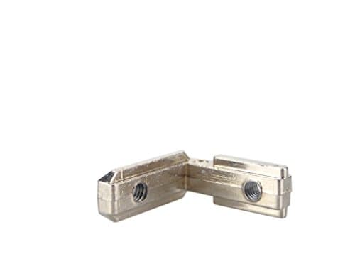 StandTools 20 Series T-slot L-Shape Interior Inside Corner Connector Joint Bracket for 2020 Aluminum Profiles Pack of 10