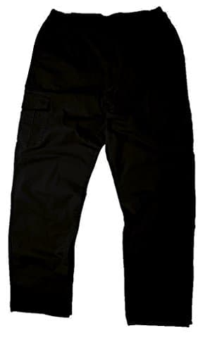 Full Blue Side Elastic Big and Tall Cargo Pant