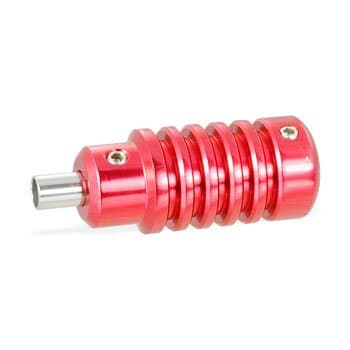 Red Notched Aluminum grip, 1" thick