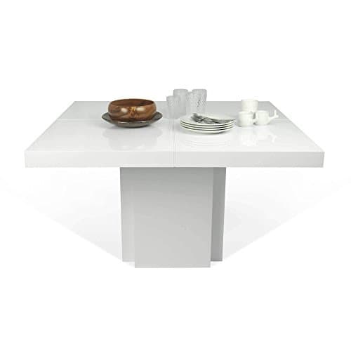 Temahome Dusk 59" Dining/Work Tables, High Gloss White