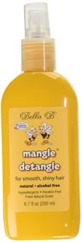 BELLA B Mangle Hair Detangle Set 6.7 oz - 2 Pack - Hair Detangler Spray Natural - Hair Detangler For Kids - Kids Hair Care - Detangler Curly Hair - Hypoallergenic - Alcohol Free