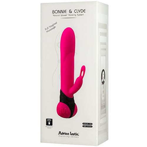 Adrien Lastic Powerful Rampant Rotating Rabbit with Remote Control & 3 Oz Water-Based Lubricant