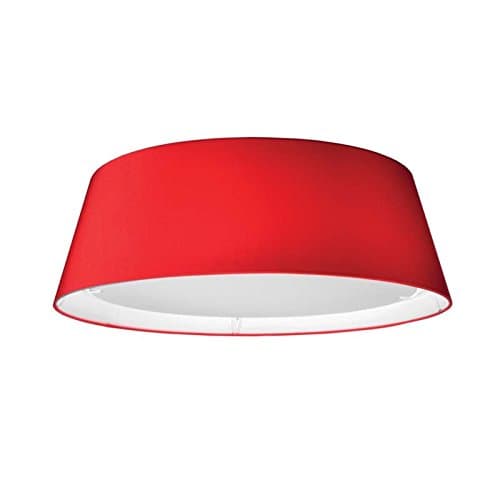 Dainolite Lighting TDLED-17FH-RD LED Flush Mount, 1-Light, Red
