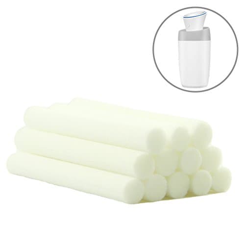 USB Mini Portable Cool Mist Humidifier Filter, USB Humidifier Replacement Cotton Bars, ZELAF [SGS Cert.] 12 Pack 5.3 x 0.27inch Replacement Sponge Wick Filters for USB Desktop Humidifier Diffuser
