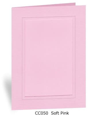 Photo Note Cards for 4" x 6" image 10 Pack with Envelopes ColorClassics (Soft Pink)