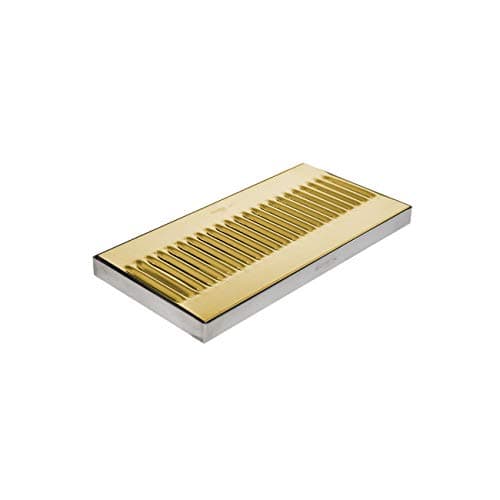 Krome 12″ x 5″ Surface Drip Tray Without Drain, Vibrant Gold Finish-C817