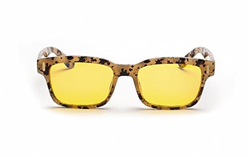 VMax Sleep Blue Light Blocking Glasses - Gamer Glasses and Computer Eyewear for Deep Sleep - Digital Eye Strain Prevention (Leopard)