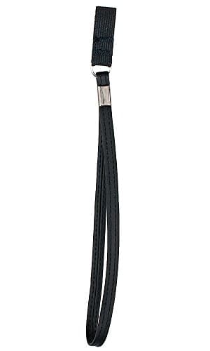 Black Faux Leather Wrist Strap