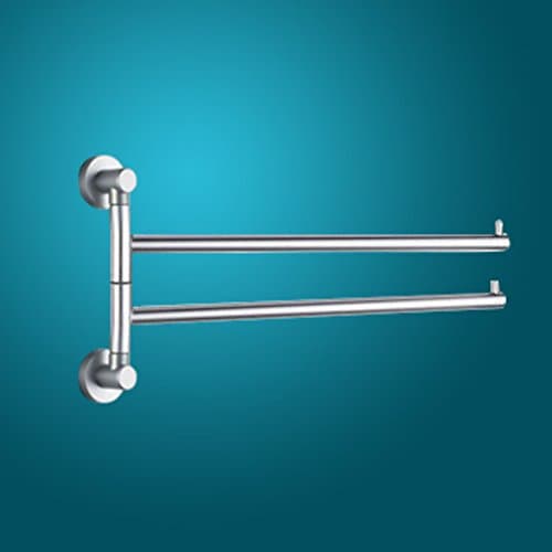 Aluminum towel bars solid activity in space/180 retractable Towel rack/ bathroom hanging bar-C
