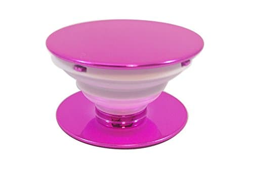 Pop Out Phone Grip and Stand, Socket Mobile Holder for your Phone &amp; Tablet (Pink)