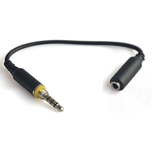 ItCoolParts® 1 Pack For iPhone 6 / 6 Plus / 5S / 5 / 5C Waterproof Case, LifeProof Case, Generic Replacement Headphone Wires Adapter [Black / 1pc]