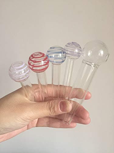 Youtu Thick Striped Glass Oil Tubes Items 5PC