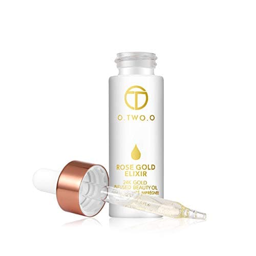 24K Rose Gold Elixir Essential Oil Makeup Primer Lips Face Make Up Base Liquid Vitamin Moisturizer Oil Anti-aging