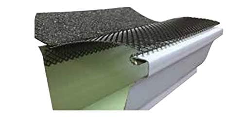 (100 feet) Ultra Flo Leaf Guard Gutter Protector for 6" K-Style Gutters. Regular Hole Step-Down. 25 Panels x 4.00' Each.