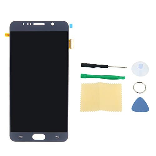 Vamery Replacement Display LCD &amp; Touch Screen Digitizer Assembly with Handwritten Paper for Samsung Note 5 Blue + Repair Tools