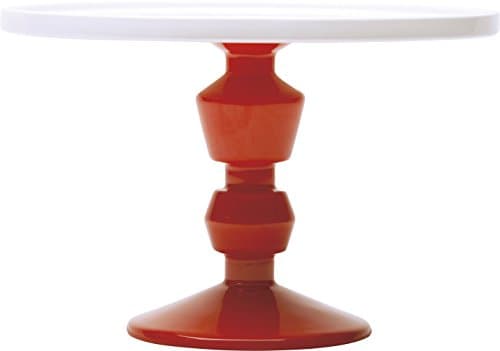 Red Medium Cake Stand D22 x 22 x 15.5cm, Great Home and Cookware Accessory Range