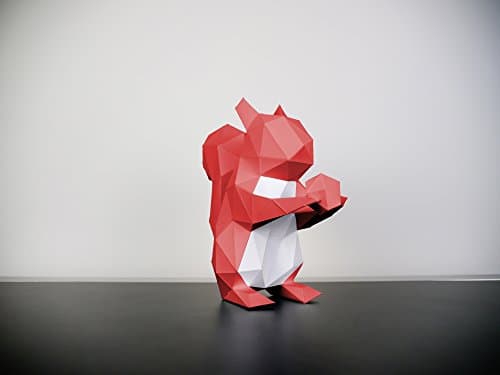 Papertrophy squirrell red & white