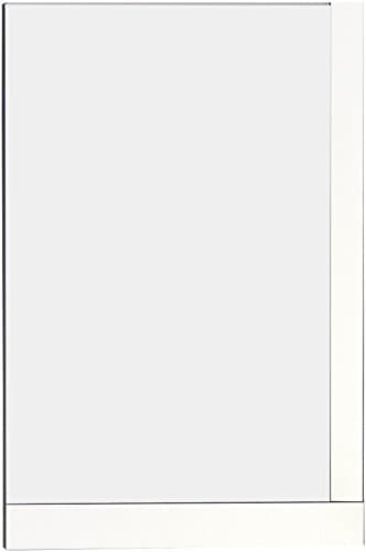 American Imaginations Rectangle Shape Modern Wood Mirror, Comes with a Lacquer-Paint Finish in White Color