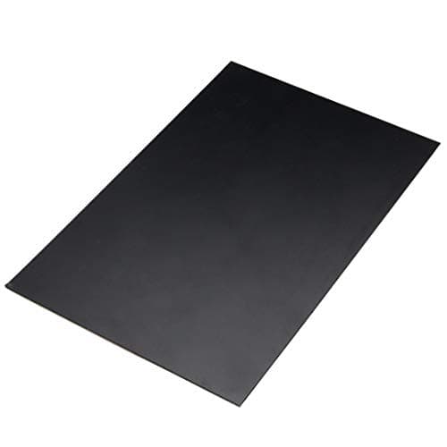 Plate Black - 1mm Thickness Styrene Plastic Flat Sheet Plate 200mm 300mm Black Industry Tool - Pliant Rag Impressionable Canvass Fictile Tack Weather Moldable Shroud Tabloid Piece - 1PCs
