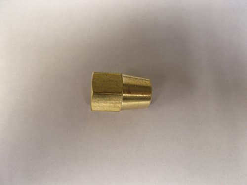 Brass Fitting: Compression Nut Long 3/8" Tube OD Qty 5