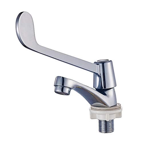 WEI Copper Single Cold Long Handle Elbow Opening Faucet Medical Touch Potted Laboratory Laboratory Leader