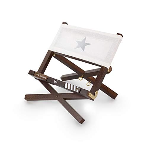 ThinkingGifts - Deck Foldable Chair Miniature - White Canva