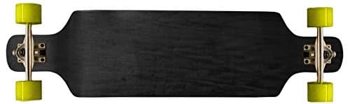 Drop Down Longboard Complete 9.4 x 38 Black Concave Maple Symmetrical Shape